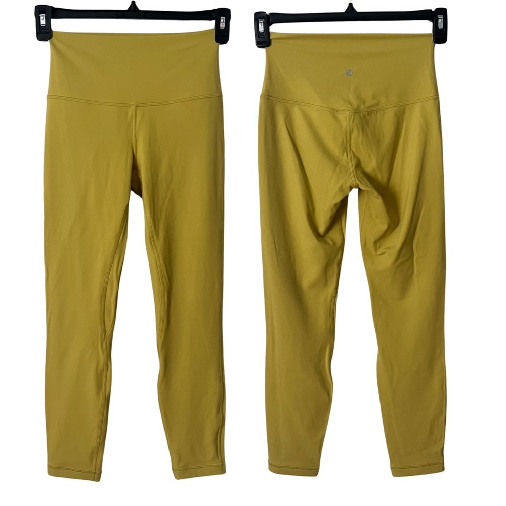 Lululemon Align High Rise 25”, Yellow Pear, size 6 - Picture 2 of 11